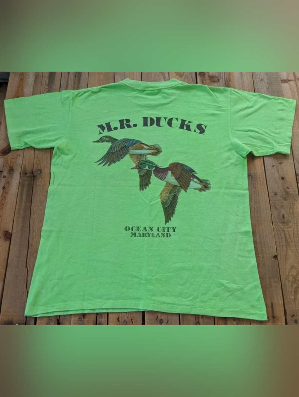 vintage '90s M.R. Ducks Ocean City Maryland bar t-shirt  made in USA